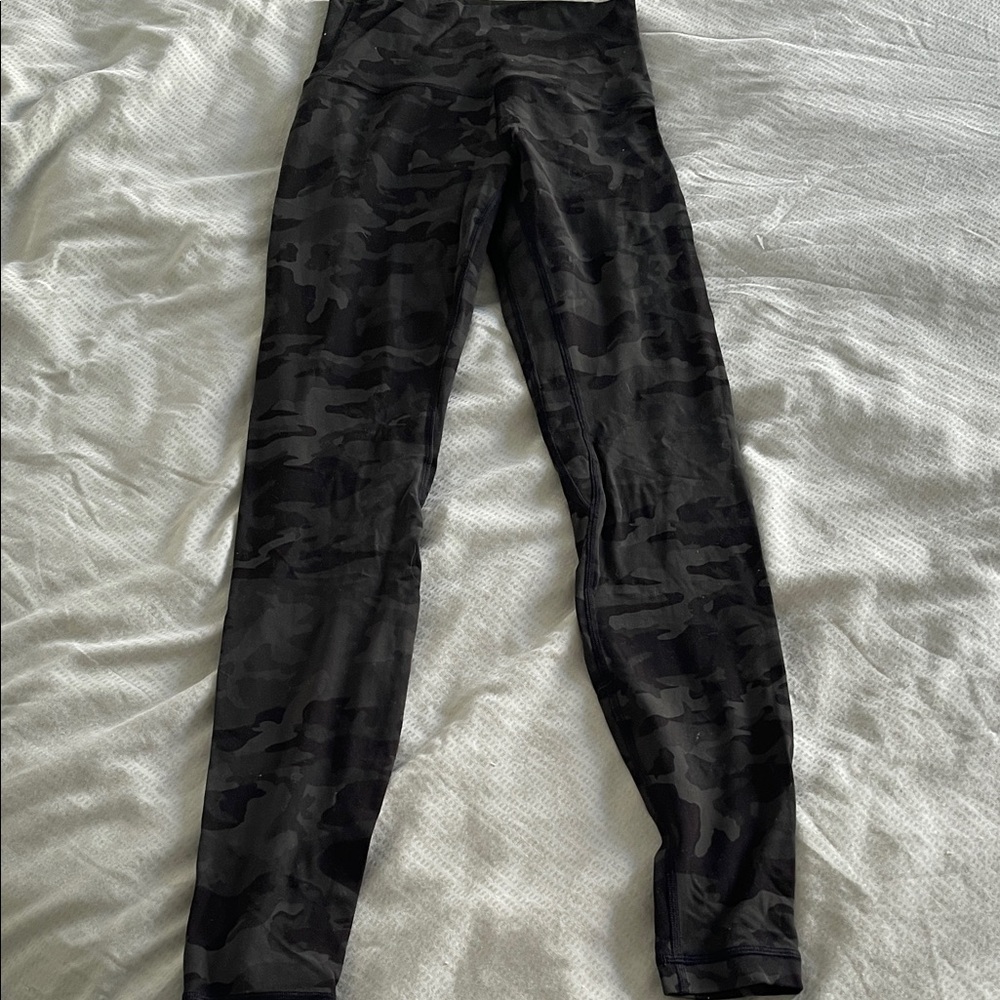 lululemon athletica Black Camouflage Leggings